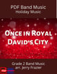 Once in Royal David's City Concert Band sheet music cover